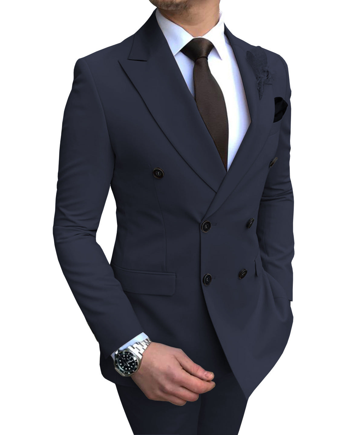 Costume deux pièces pour homme, costume de marié pour mariage