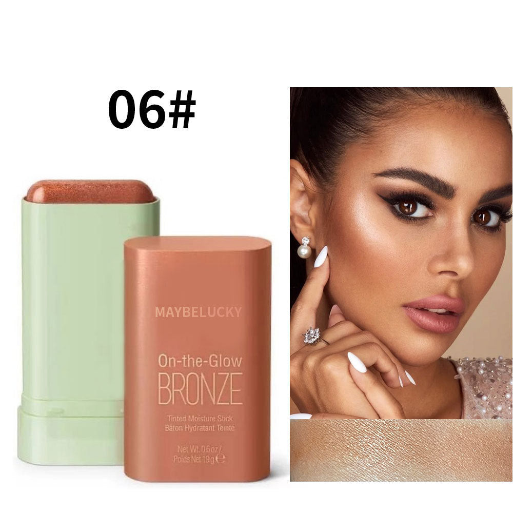 Fard à joues contouring mat et soyeux et scintillant