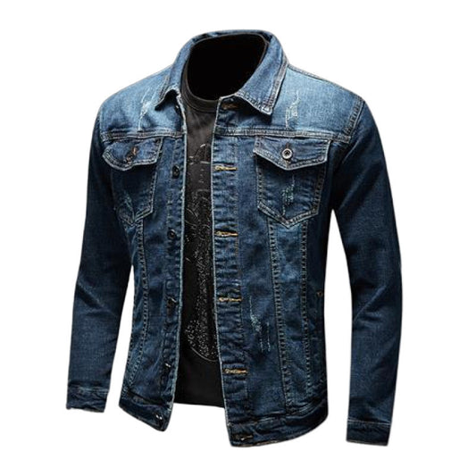 Veste en jean slim denim pour homme