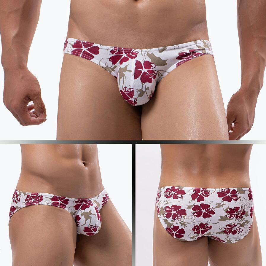 Slip taille basse à motifs imprimés pour homme