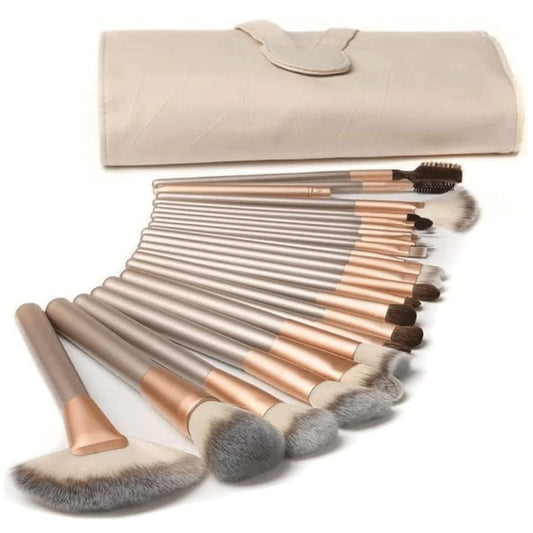 Kit de maquillage 24 pièces de pinceaux Professionnels avec Sac