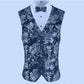 Gilet Steampunk doré pour homme, costume, mariage, sans manches