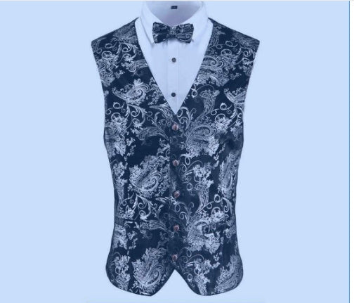 Gilet Steampunk doré pour homme, costume, mariage, sans manches