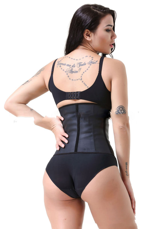 Gaine corset en caoutchouc pressé simple et mat pour femmes
