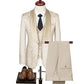 Costume Jacquard pour homme, robe de mariée, costume de marié, costume d'hôte, costume de spectacle