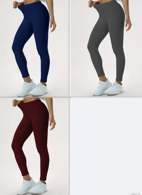 Legging de sport moulé taille haute et élastique pour femme