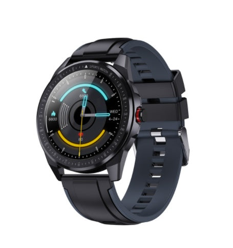 Bracelet Bluetooth étanche IP68, à touches sensitives, pour mesurer la fréquence cardiaque, rappeler les appels et compter les pas