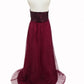 Robe longue sans manches, robe de mariée, robe de soirée, robe de demoiselle d'honneur