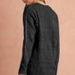 Robe chasuble à épaulettes en maille torsadée vert brumeux