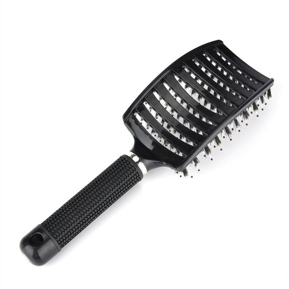 Brosse à cheveux incurvée