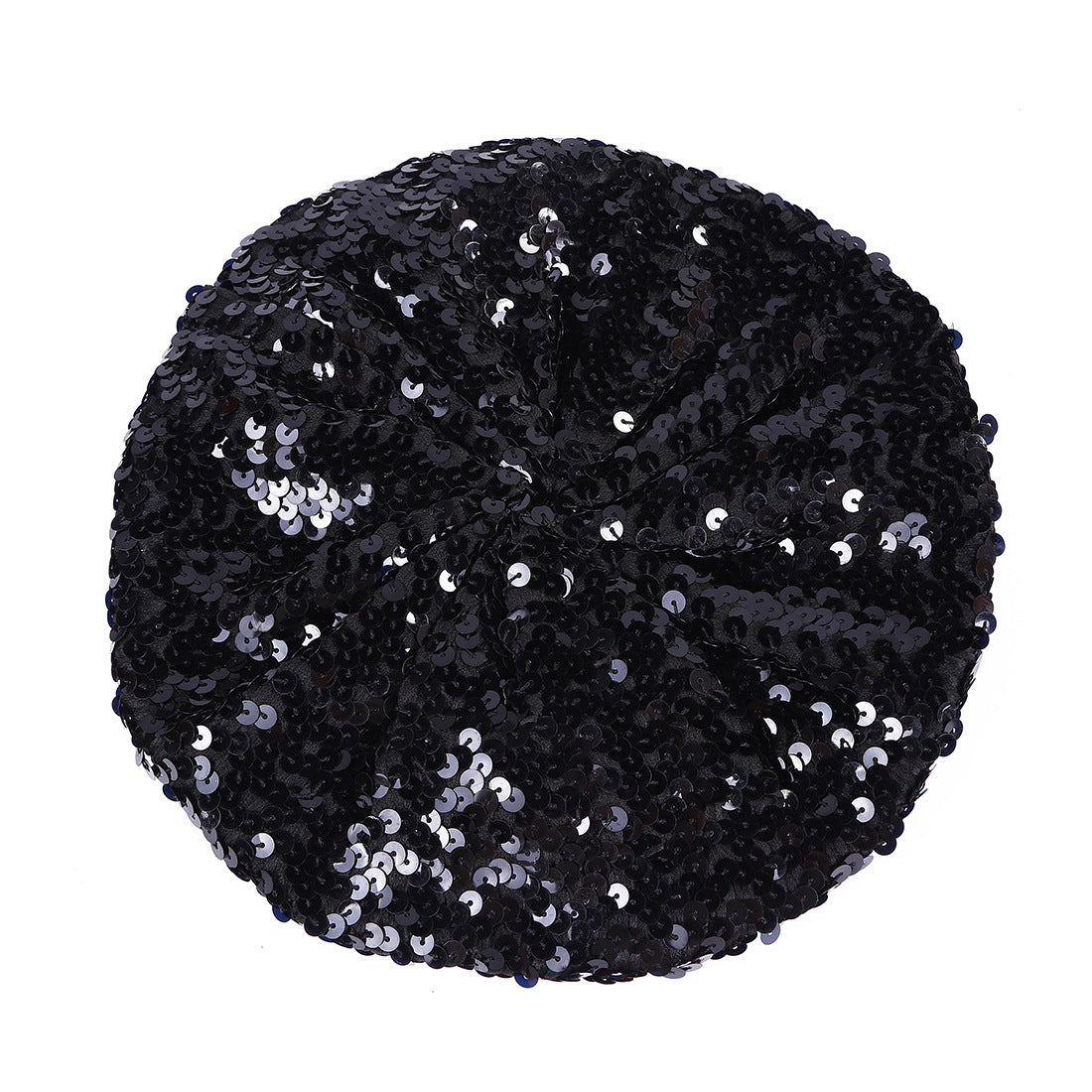Béret pour femme en paillettes colorées