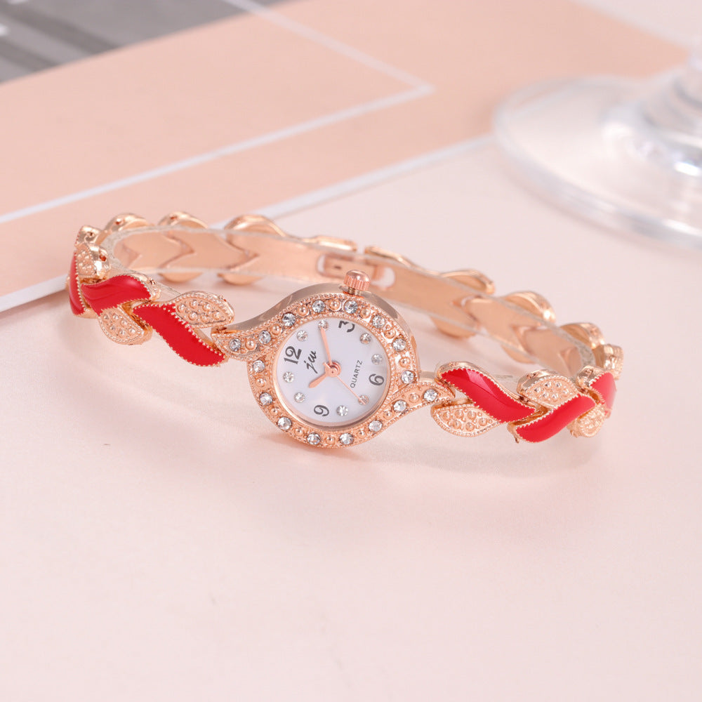 Montre love strap à la mode pour femmes