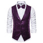 Gilet à paillettes pour costume de scène pour homme